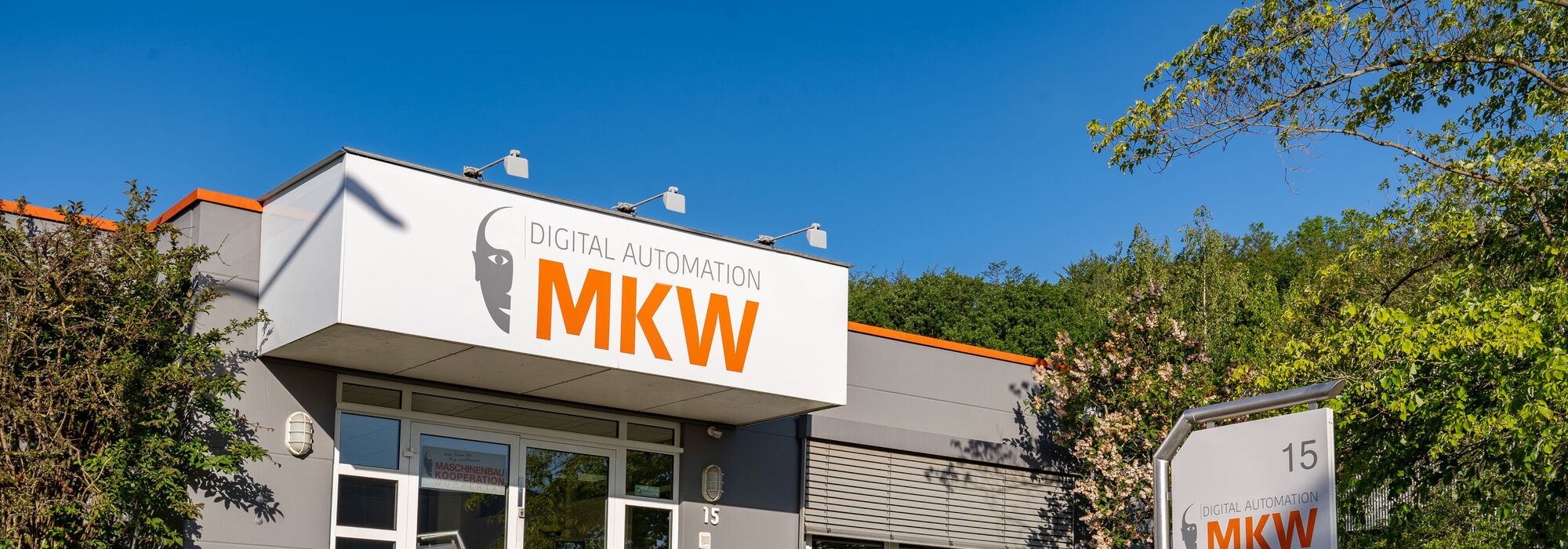 Der Haupteingang der MKW GmbH in Wuppertal Der Haupteingang der MKW GmbH in Wuppertal