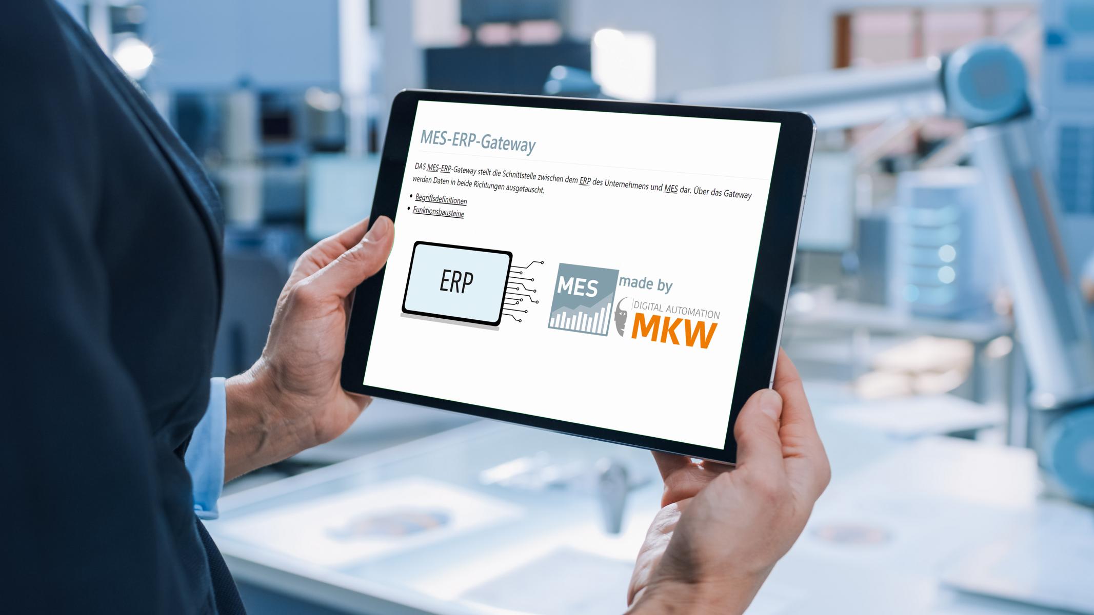 MES-ERP-Schnittstelle Part 2 der online Dokumentation